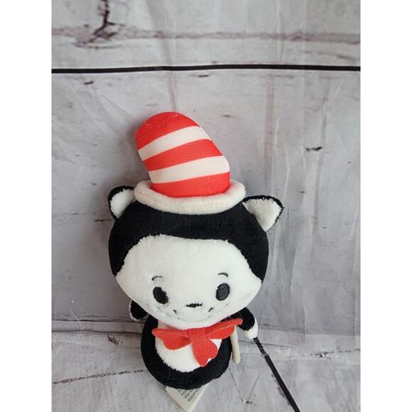 Hallmark Itty Bittys Cat In The Hat Plush Stuffed Mini 4” Ittybittys Dr Seuss - Picture 2 of 5